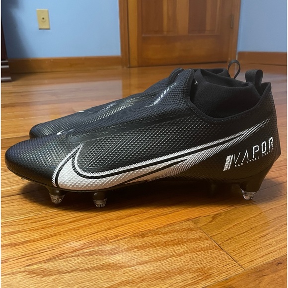 Size 14 -Nike Vapor Edge Pro 360 Black Detach Football Cleats CZ5574-001. - Picture 2 of 12